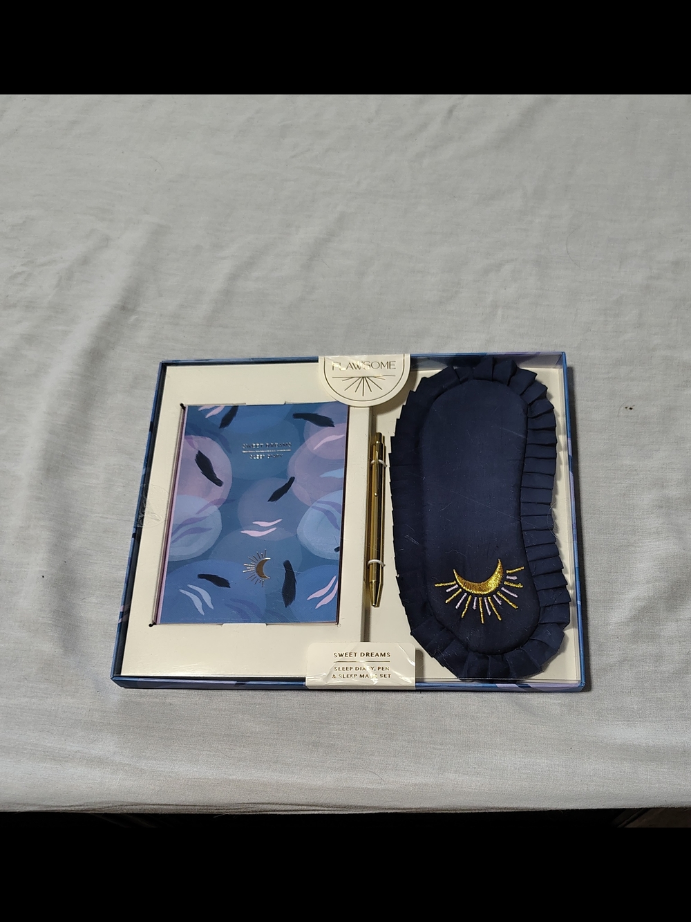 Flawsome Witchy Celestial Sleep Mask & Sleep Diary Set